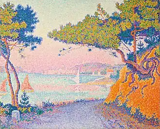 Golfe Juan de Paul Signac.