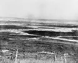 Troupes du 2nd Battalion (Gordon Highlanders, 20th Brigade, British 7th Division) traversant le « no man's land », près de Mametz le 1er juillet 1916.