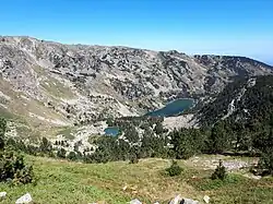 Gorg Blau (le petit lac) et Gorg Estelat