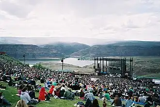 The Gorge Amphitheatre.