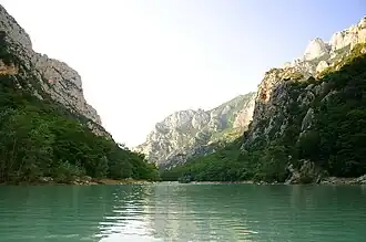 La rivière Verdon.