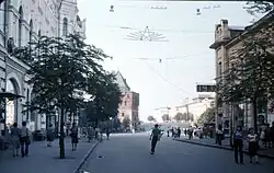 Union soviétique. Rue de Sverdlov. 1985