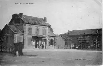 L'ancienne gare de Conty.