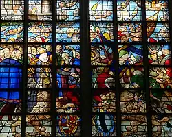 Vitrail no&nbsp;25 de la Grande église Saint-Jean de Gouda, réalisé en 1603.