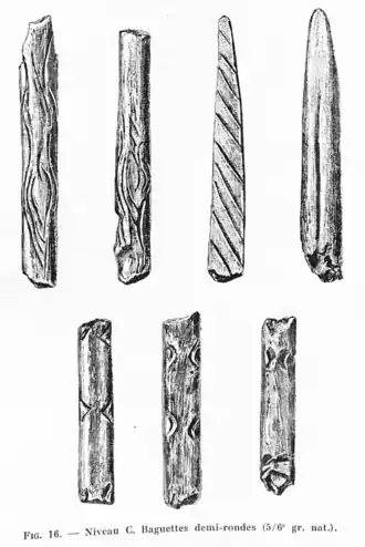 Baguettes demi-rondes