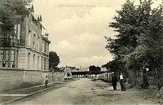 La route de Lamorlaye.