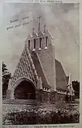 Goven : la nouvelle chapelle de L'Hermitage (carte postale, 1938).