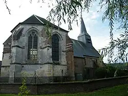 Chevet de l'église.
