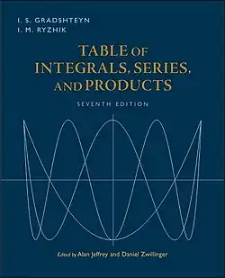 Image illustrative de l’article Gradshteyn et Ryzhik