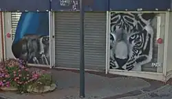 Graffitis réalisés par PARSE avenue de France, Maubeuge