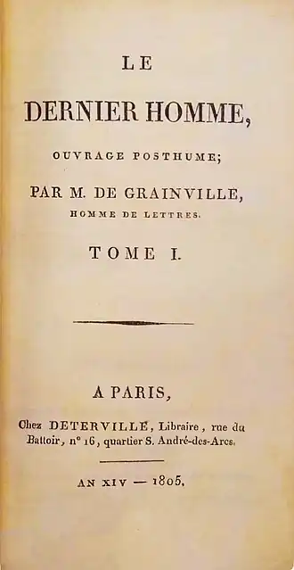 Image illustrative de l’article Le Dernier Homme (Grainville)