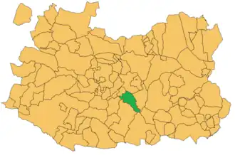 Localisation de Granátula de Calatrava