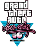 Image représentant le logo du jeu Grand Theft Auto Vice City - 10th Anniversary