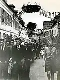 Cortège du Grand Retour à Yvetot (10 août 1946).
