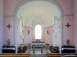 L'intérieur d'église Saint-Nicolas.