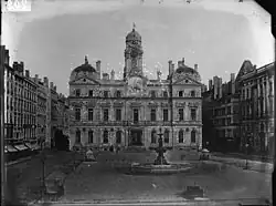 La place des Terreaux avant l'installation de la fontaine Bartholdi.