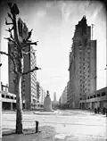 Vue de l'avenue Henri Barbusse, Villeurbanne, 1932.