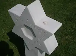 Les tombes de soldats juifs américains portent l'étoile de David.Tombe de Szymon A. Friedman.