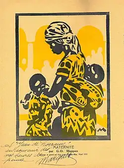 Gravure de G.O. MARQUES paru dans le périodique COSMO-KIN du 27 12 1931