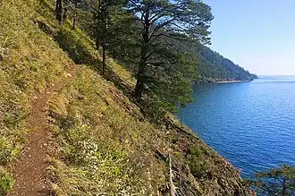 Sentier près du village.
