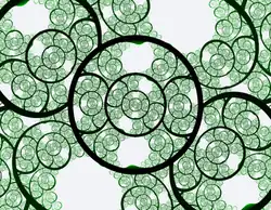 Figure fractale circulaire.