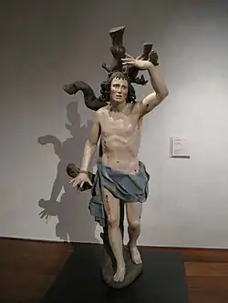 Gregorio Fernández : Saint-Sébastien, 1615-1620.