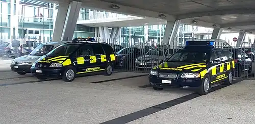 Véhicules d'intervention, Aéroport de Bâle-Mulhouse (2015).