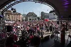Place Centrale à Bienne