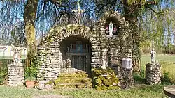 Grotte de Lourdes de Hilbesheim (Moselle, France)