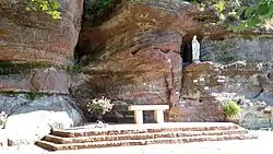 Grotte de Lourdes de Walsheid (Moselle, France)