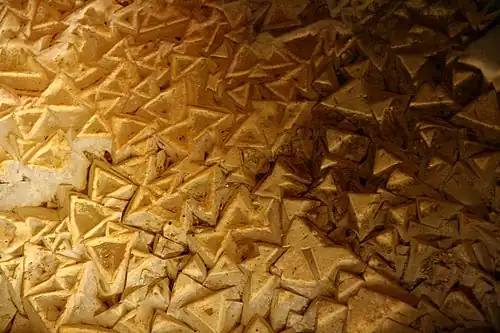 Vue rapprochée des cristaux