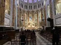 Décor du chœur de la cathédrale de Chartres.