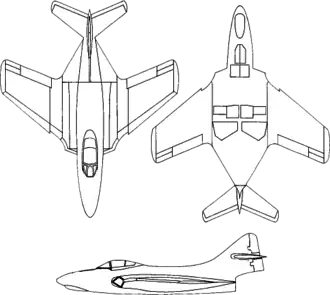 vue en plan de l’avion