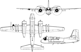 vue en plan de l’avion