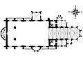 Plan de la cathédrale