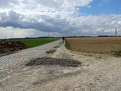 Le secteur pavé de Gruson, du Paris-Roubaix.