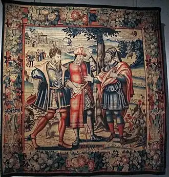 Tapisserie, milieu  du  XVIe  siècle.