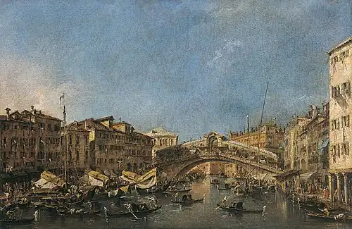 Le Pont du Rialto, après 1760Musée des Augustins de Toulouse