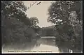 Étang du château de la Roche (début XXe siècle)