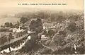 Guer ː la vallée de l'Aff et l'ancien moulin des Vaux au début du XXe&nbsp;siècle (carte postale).