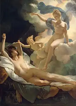 Morphée et Iris, Pierre-Narcisse Guérin, huile sur toile, 1811, musée de l'Ermitage.