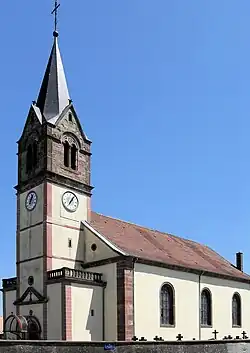 L'église Saint-Maurice.