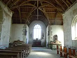 Vue générale de l'intérieur de la chapelle.