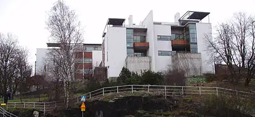 Habitation Olympus, rue Myllytien à Kaivopuisto.