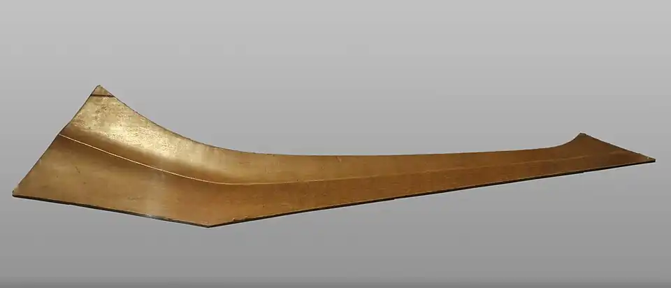 Casse-tête (Gunstock war club) (vers 1760), tribu indienne des Sauks, bois.