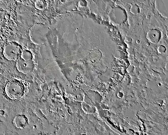 Image illustrative de l'article Goussev (cratère)