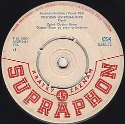 Description de l'image Gustav Brom - Pozdrav astronautovi (SP).jpg.