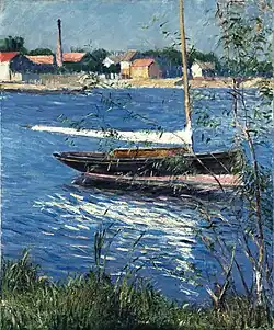 Bateau au mouillage sur la Seine, à Argenteuil, 1886-1891Musée d'art Nelson-Atkins, Kansas City.