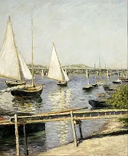 Voiliers à Argenteuil, 1888 versmusée d'Orsay, Paris.