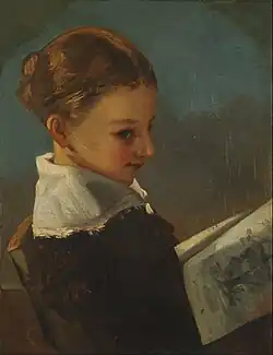 Juliette Courbet âgée de dix ans, Musée national des Beaux-Arts, Buenos Aires, vers 1841.